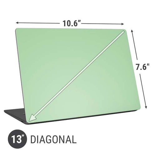 Celadon Solid Universal Laptop 13in (10.6 x 7.6in) Skin