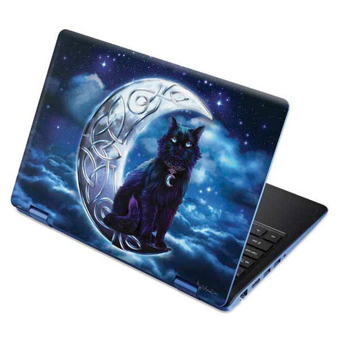 Brigid Ashwood Celtic Black Cat Aspire R11 11.6in Skin