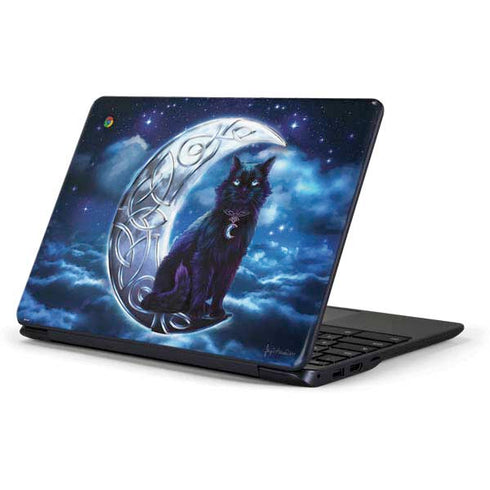 Brigid Ashwood Celtic Black Cat Samsung Chromebook Skin