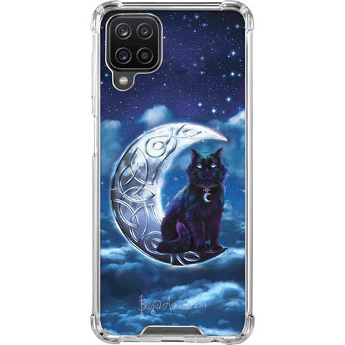 Brigid Ashwood Celtic Black Cat Galaxy A12 Clear Case