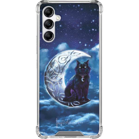 Brigid Ashwood Celtic Black Cat Galaxy A14 5G Clear Case