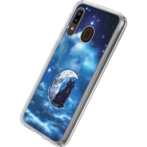 Brigid Ashwood Celtic Black Cat Galaxy A20 Clear Case