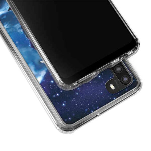 Brigid Ashwood Celtic Black Cat Galaxy A21 Clear Case