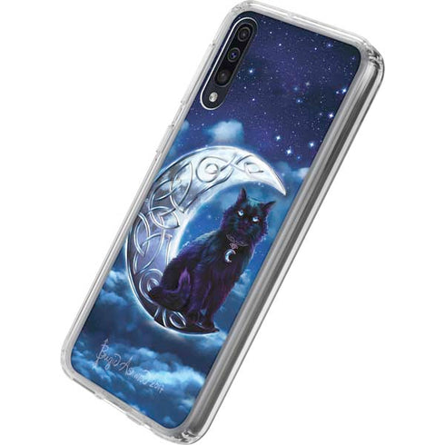 Brigid Ashwood Celtic Black Cat Galaxy A50 Clear Case