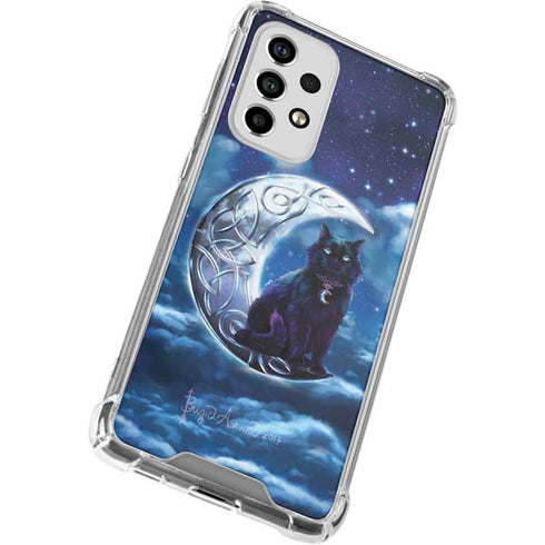 Brigid Ashwood Celtic Black Cat Galaxy A53 5G Clear Case