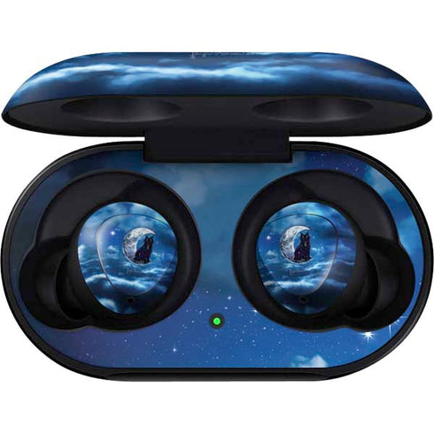 Brigid Ashwood Celtic Black Cat Galaxy Buds Skin