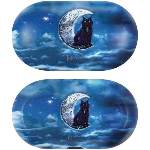 Brigid Ashwood Celtic Black Cat Galaxy Buds Skin