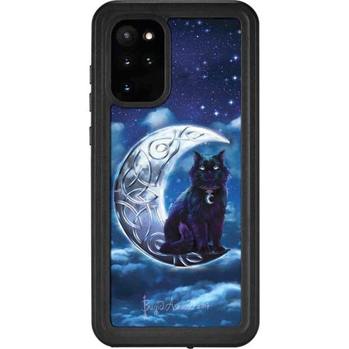 Brigid Ashwood Celtic Black Cat Galaxy S20 Plus Waterproof Case