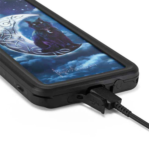 Brigid Ashwood Celtic Black Cat Galaxy S20 Plus Waterproof Case