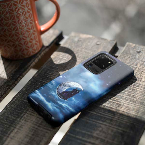 Brigid Ashwood Celtic Black Cat Galaxy S20 Ultra 5G Pro Case
