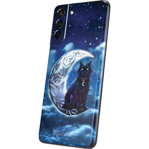 Brigid Ashwood Celtic Black Cat Galaxy S21 5G Skin