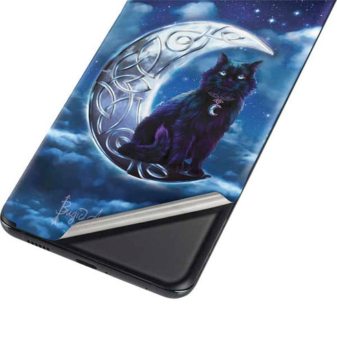 Brigid Ashwood Celtic Black Cat Galaxy S21 5G Skin