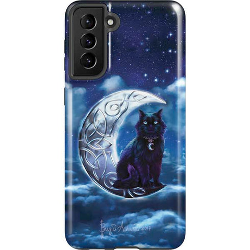 Brigid Ashwood Celtic Black Cat Galaxy S21 Plus 5G Pro Case