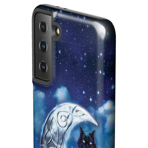 Brigid Ashwood Celtic Black Cat Galaxy S21 Plus 5G Pro Case