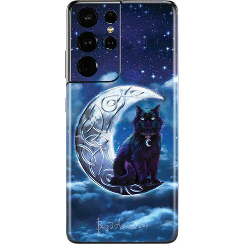 Brigid Ashwood Celtic Black Cat Galaxy S21 Ultra 5G Skin