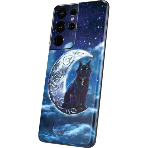 Brigid Ashwood Celtic Black Cat Galaxy S21 Ultra 5G Skin