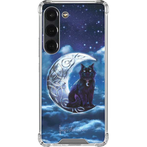Brigid Ashwood Celtic Black Cat Galaxy S23 Clear Case