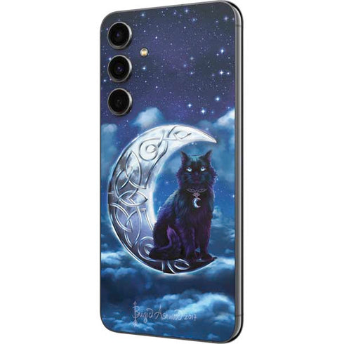 Celtic Black Cat by Brigid Ashwood Galaxy S23 FE Skin