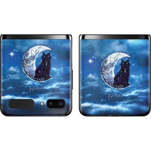 Brigid Ashwood Celtic Black Cat Galaxy Z Flip Skin