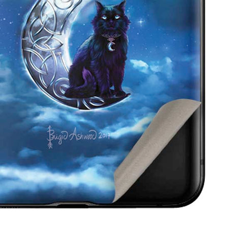 Brigid Ashwood Celtic Black Cat Galaxy Z Flip Skin