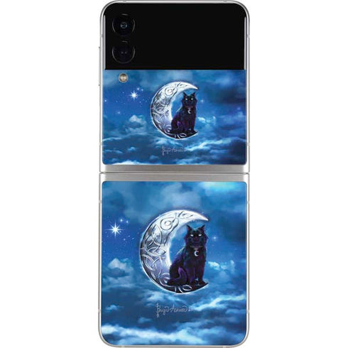 Brigid Ashwood Celtic Black Cat Galaxy Z Flip3 5G Skin