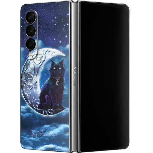 Brigid Ashwood Celtic Black Cat Galaxy Z Fold4 5G Skin