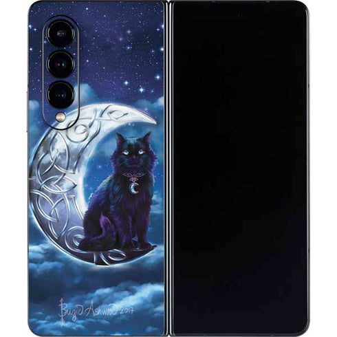 Brigid Ashwood Celtic Black Cat Galaxy Z Fold4 5G Skin