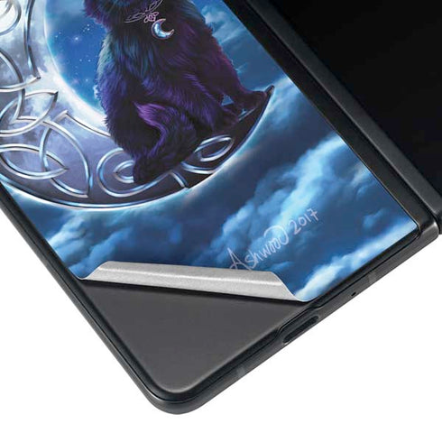 Brigid Ashwood Celtic Black Cat Galaxy Z Fold4 5G Skin