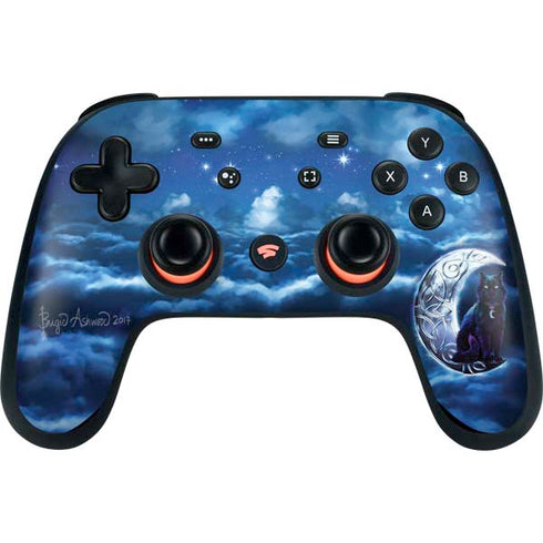 Brigid Ashwood Celtic Black Cat Google Stadia Controller Skin