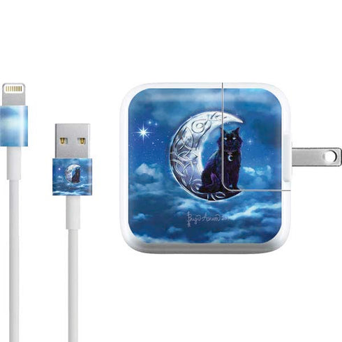 Brigid Ashwood Celtic Black Cat iPad Charger (10W USB) Skin