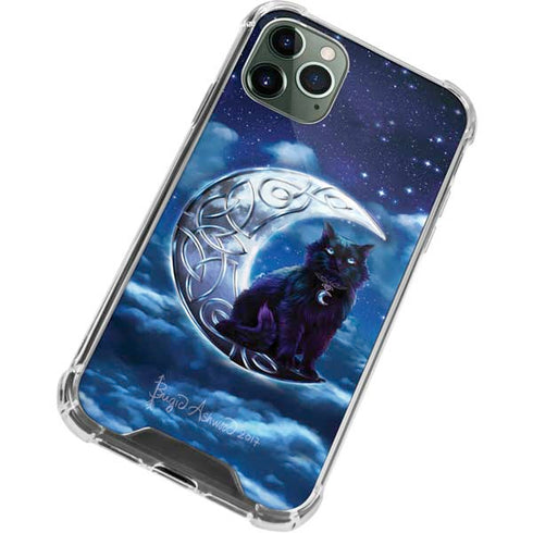 Celtic Black Cat by Brigid Ashwood iPhone 11 Pro Max Clear Case