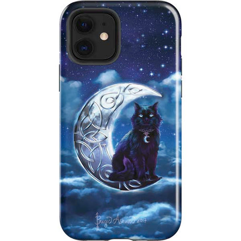 Brigid Ashwood Celtic Black Cat iPhone 12 Impact Case