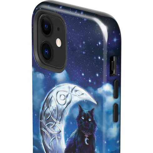 Brigid Ashwood Celtic Black Cat iPhone 12 Impact Case