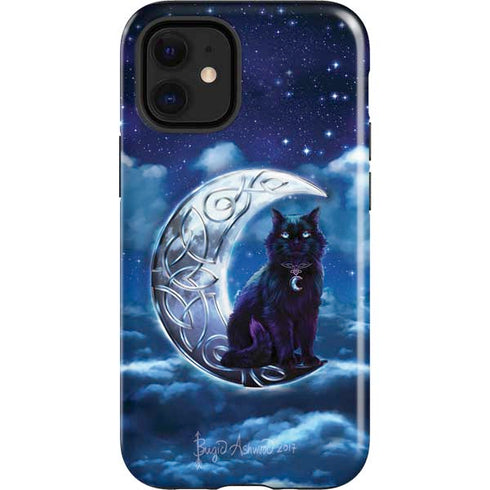 Brigid Ashwood Celtic Black Cat iPhone 12 Mini Impact Case