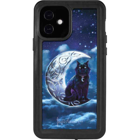 Brigid Ashwood Celtic Black Cat iPhone 12 Waterproof Case