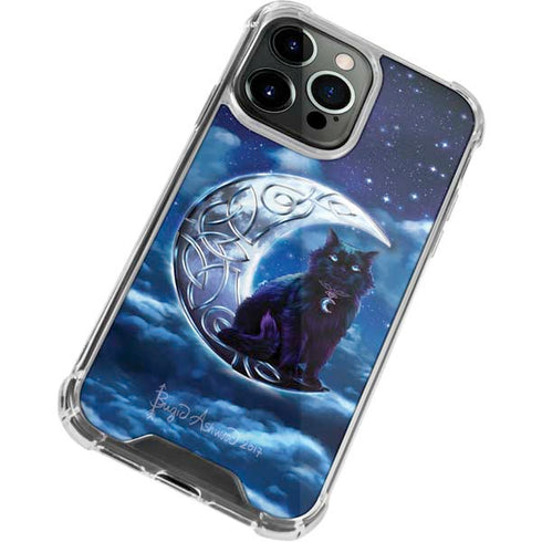 Brigid Ashwood Celtic Black Cat iPhone 13 Pro Clear Case