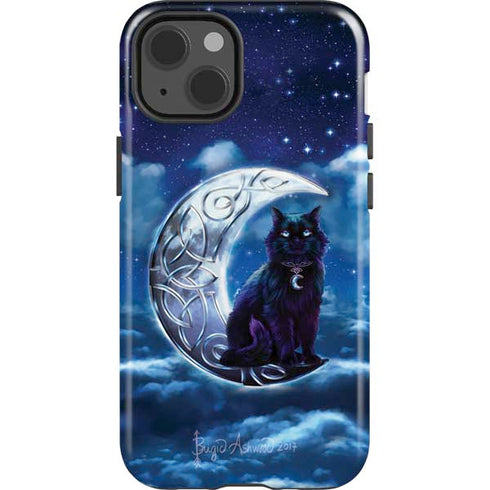 Celtic Black Cat by Brigid Ashwood iPhone 15 Impact Case