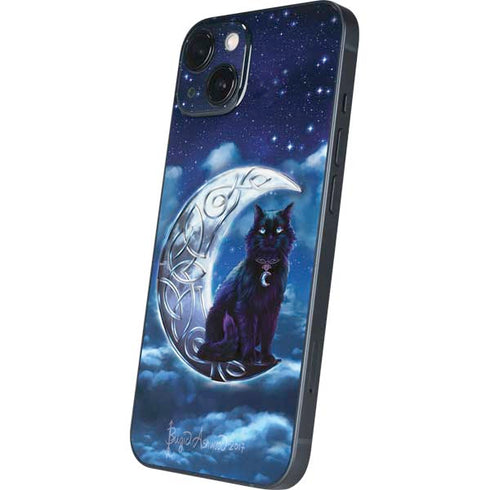 Celtic Black Cat by Brigid Ashwood iPhone 15 Plus Skin