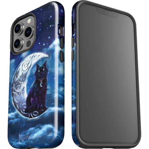 Brigid Ashwood Celtic Black Cat iPhone 14 Pro Impact Case