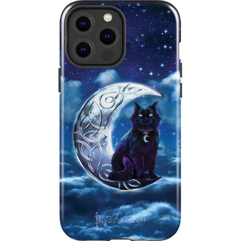 Celtic Black Cat by Brigid Ashwood iPhone 15 Pro Max Impact Case