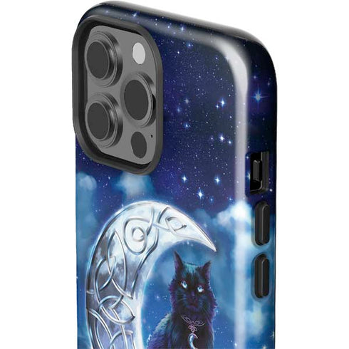 Celtic Black Cat by Brigid Ashwood iPhone 15 Pro Max Impact Case