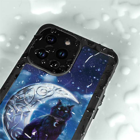 Brigid Ashwood Celtic Black Cat iPhone 14 Pro Max Waterproof Case