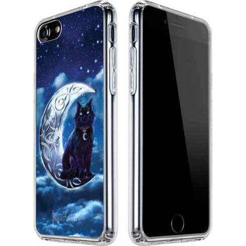 Brigid Ashwood Celtic Black Cat iPhone SE (2nd & 3rd Gen) Clear Case