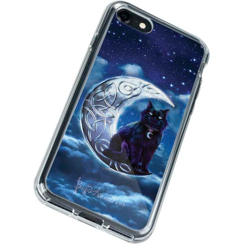Brigid Ashwood Celtic Black Cat iPhone SE (2nd & 3rd Gen) Clear Case