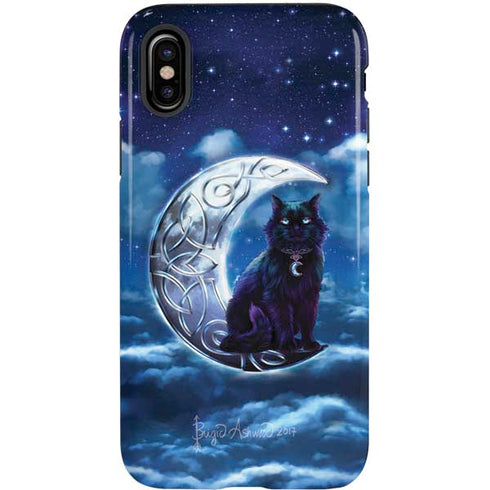 Brigid Ashwood Celtic Black Cat iPhone X Pro Case