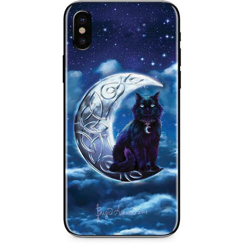 Brigid Ashwood Celtic Black Cat iPhone XS Max Skin