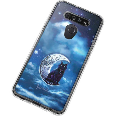 Celtic Black Cat by Brigid Ashwood LG K51/Q51 Clear Case