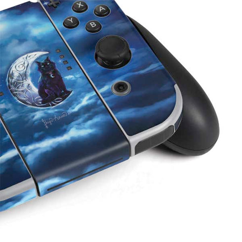 Brigid Ashwood Celtic Black Cat Nintendo Switch OLED (2021) Skin