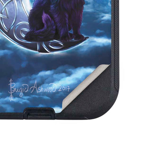 Celtic Black Cat by Brigid Ashwood Otterbox Defender iPhone Skin