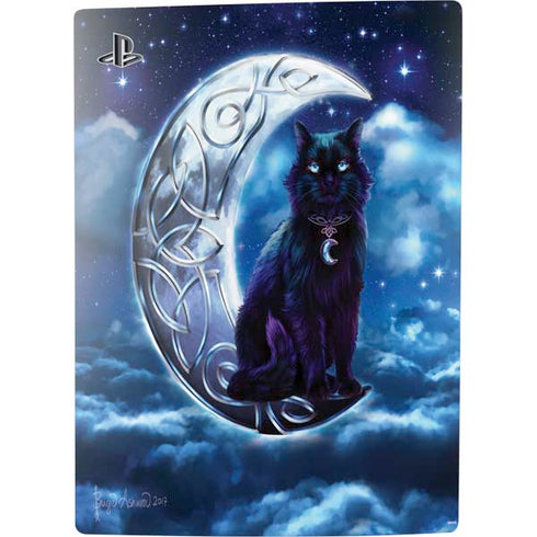Brigid Ashwood Celtic Black Cat PS5 Digital Edition Console Skin